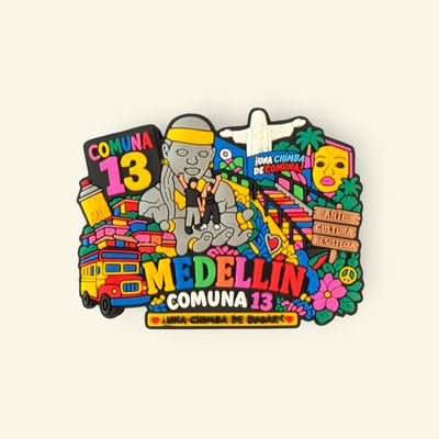 Imán Souvenir Medellín - Comuna 13